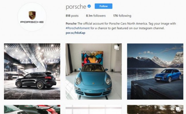Porsche,  Instagram