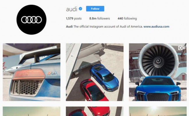 Audi,  Instagram