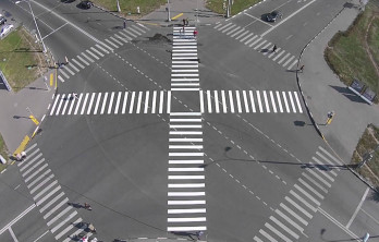 Диагональный пешеходный переход