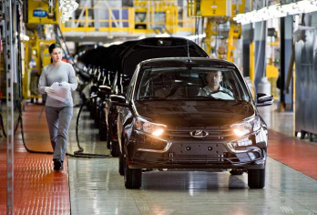 Производство автомобилей Lada Granta  на Волжском автозаводе