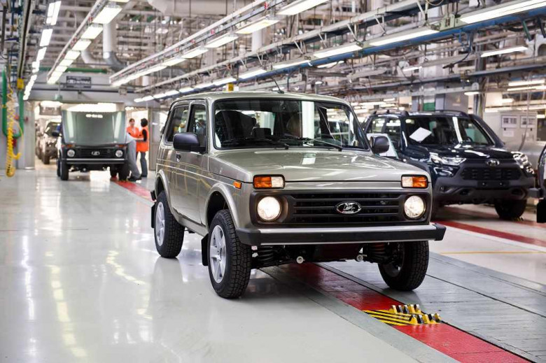 Производство Lada Niva Legend на Волжском автозаводе