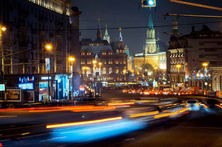 Ночная Москва (Фото: Pixabay.com)
